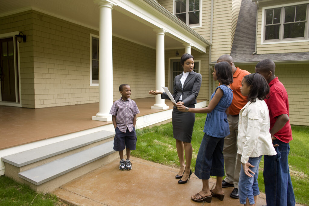 Black Family Buying House